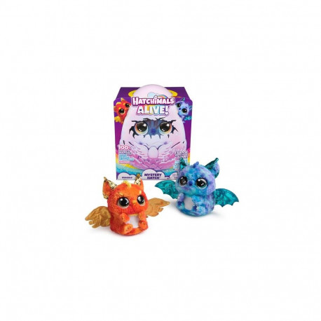 Hatchimals Alive, Mystery Hatch Draggle, Surprise Interactive Toy & Egg with Mist, Lights &a