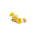 Rubble &amp; Crew, Rubble’s Bulldozer Toy Truck with Movable Parts and a Collectible Action Figu
