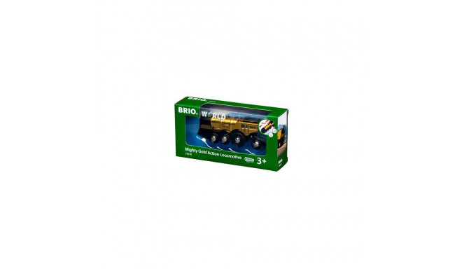 BRIO Goldene Batterielok mit Licht und Sound