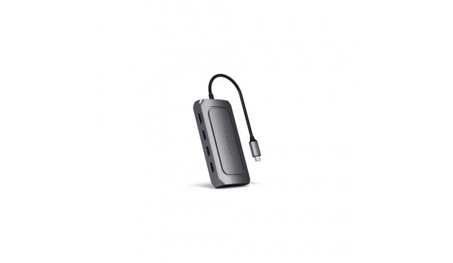 Satechi ST-U4MA3M laptop dock/port replicator USB Type-C Grey