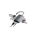 Satechi ST-U4MA3M laptop dock/port replicator USB Type-C Grey
