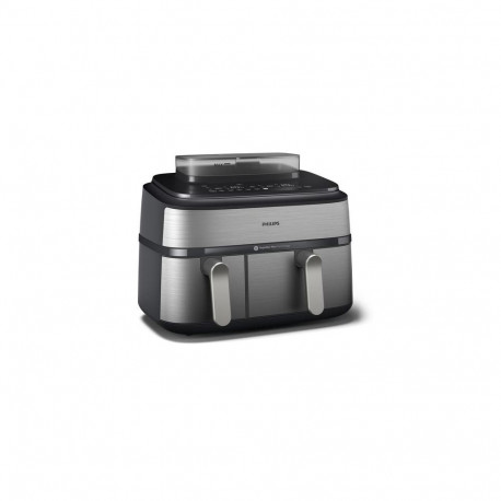 Philips 5000 series NA555/00 fryer Double 9 L Stand-alone 2750 W Hot air fryer Silver