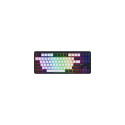 HATOR Rockfall 3 TKL Wireless, black, QMK/VIA, OMA profile white-black keycaps Keyboard - linear mec