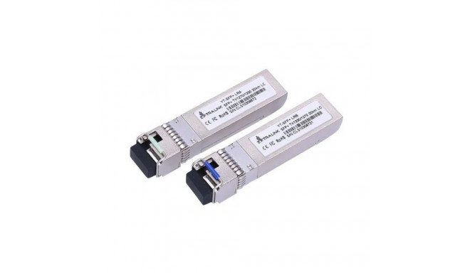 Extralink SFP+ WDM Module SFP+ 10G 10Gbps 1270/1330nm, single mode, 20km, LC, DOM, pair