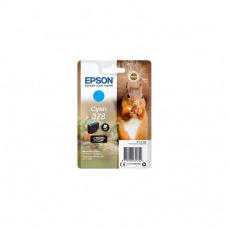 Epson Squirrel Singlepack Cyan 378 Claria Photo HD Ink