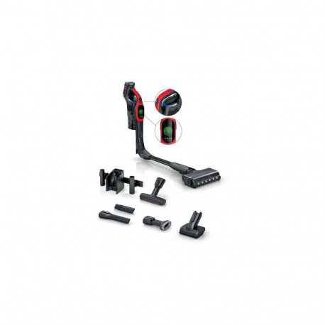 Bosch BCS1041PET stick vacuum/electric broom Battery Dry HEPA Bagless 0.4 L 23.5 W Black, Red 4 Ah