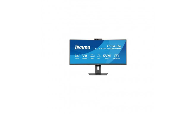 iiyama ProLite XCB3497WQSNPH-B1 computer monitor 86.4 cm (34") 3440 x 1440 pixels UltraWide Qua
