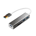LogiLink UA0306 laptop dock/port replicator USB 3.2 Gen 1 (3.1 Gen 1) Type-A Silver, White