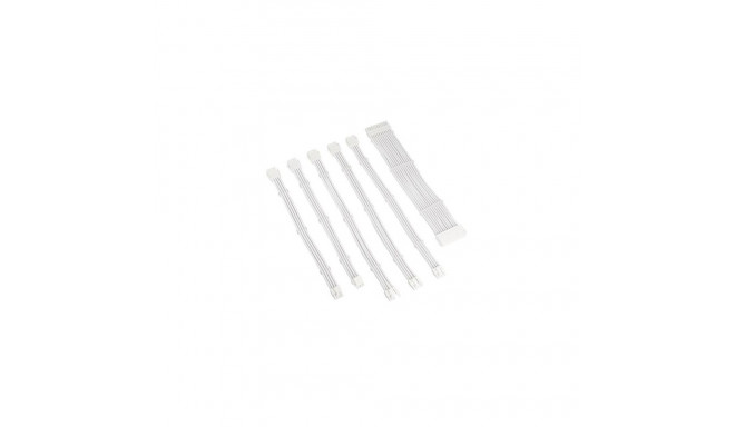 Kolink Core Adept Braided Cable Extension Kit - White