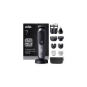 Braun AIO7560 hair trimmers/clipper Black, Silver 14 Lithium-Ion (Li-Ion)