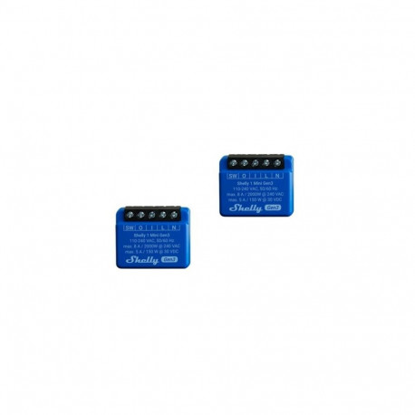 Shelly 1 Mini Gen3 Smart switch 1P Blue