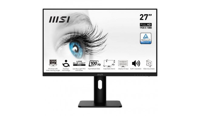 MSI Pro MP273AP computer monitor 68.6 cm (27&quot;) 1920 x 1080 pixels Full HD Black
