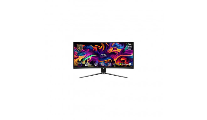 MSI MAG 341CQP QD-OLED computer monitor 86.4 cm (34") 3440 x 1440 pixels UltraWide Quad HD Blac