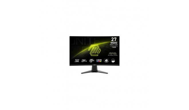 MSI MAG 27CQ6F computer monitor 68.6 cm (27&quot;) 2560 x 1440 pixels Quad HD LCD Black