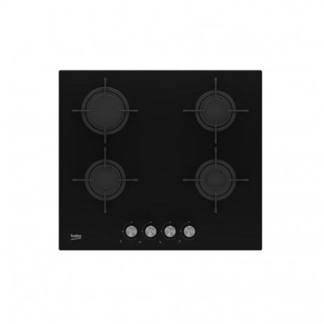 Beko HILG 64220 S hob Black Built-in Gas 4 zone(s)