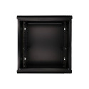 Extralink Rackmount cabinet 12U 600x600 Black wall mounted