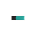 Kingston Technology DataTraveler 128GB Portable USB 3.2 Gen 1 Exodia S (Black/Turquoise)