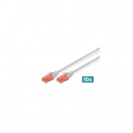 Digitus CAT 6 U/UTP patch cord - LSZH, 10 pieces