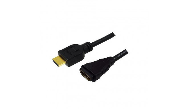 LogiLink HDMI - HDMI, 1.0m HDMI cable 1 m HDMI Type A (Standard) Black