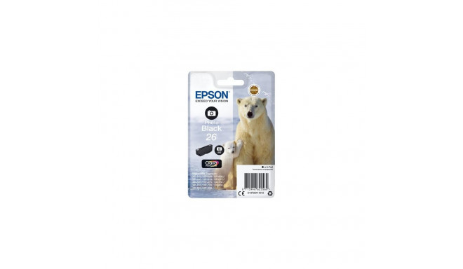 Epson Polar bear Singlepack Photo Black 26 Claria Premium Ink