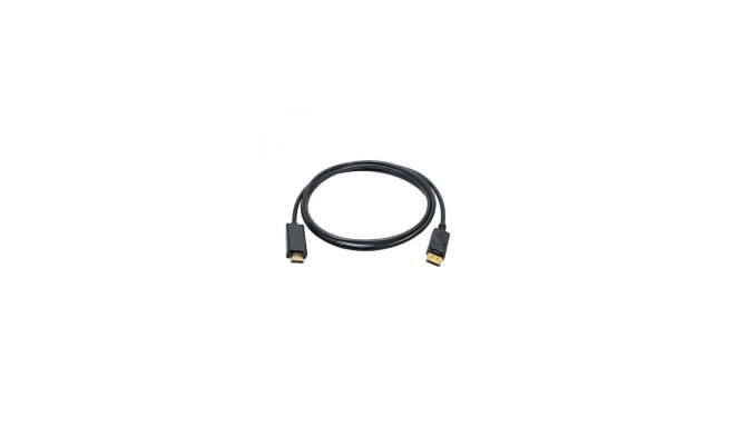 Akyga AK-AV-05 video cable adapter 1.8 m HDMI Type A (Standard) DisplayPort Black, Gold