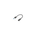 Lanberg AD-UC-UA-03 USB cable USB 3.2 Gen 1 (3.1 Gen 1) 0.15 m USB type A USB Type-C Black