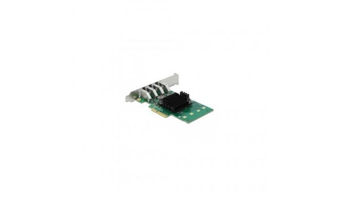 DeLOCK PCI Express x4 Card to 4 x external USB 3.0 Quad Channel - Low Profile Form Factor