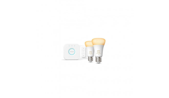 Philips Hue White ambience Starter kit: 2 E27 smart bulbs (1100) + dimmer switch