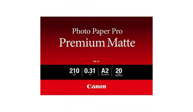 Canon PM-101 Premium Matte Photo Paper A2 - 20 Sheets
