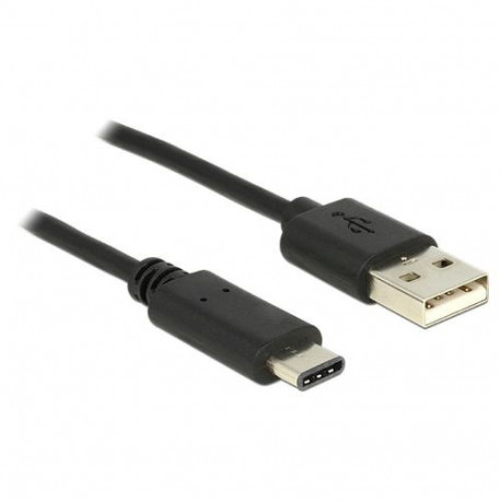DeLOCK 83600 USB cable USB 2.0 1 m USB C USB A Black