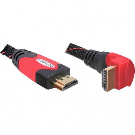 DeLOCK 3m HDMI HDMI cable HDMI Type A (Standard) Black, Red