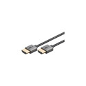 Goobay 75752 HDMI cable 1 m HDMI Type A (Standard) Grey