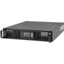 Qoltec 52285 uninterruptible power supply (UPS) Double-conversion (Online) 1 kVA 1000 W 2 AC outlet(