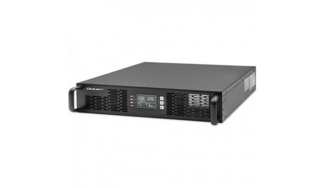 Qoltec 52285 uninterruptible power supply (UPS) Double-conversion (Online) 1 kVA 1000 W 2 AC outlet(