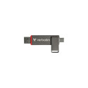 Verbatim Dual QuickStick USB flash drive 512 GB USB Type-A / USB Type-C 3.2 Gen 1 (3.1 Gen 1) Grey