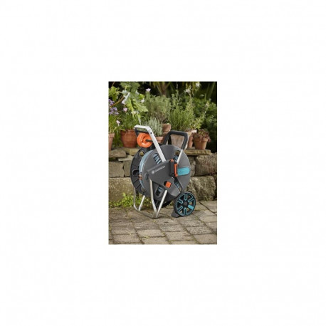 Gardena AquaRoll L Easy Cart reel Manual Blue, Grey, Orange