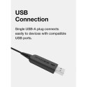 Koss CS195 USB Headset Wired Head-band Office/Call center USB Type-A Black