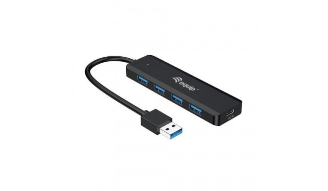 Equip 4-Port USB 3.2 Gen 1 Hub with USB-C Adapter