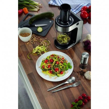 WMF KULT X electric food chopper 1.25 L 80 W Black, Chrome, Transparent