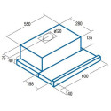 CATA TF 5260 X Semi built-in (pull out) Stainless steel 325 m³/h