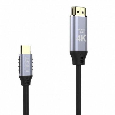 Inca ITCH-02TX HDMI cable 2 m HDMI Type A (Standard) USB Type-C Black