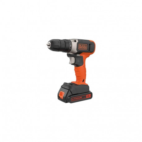 Black & Decker BCD001C1-QW drill Keyless Black, Red