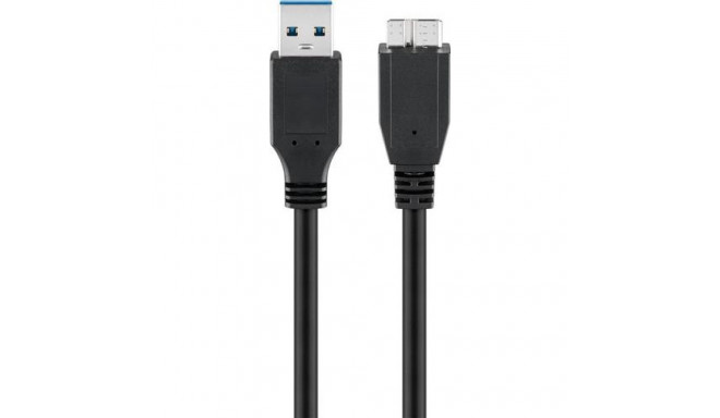 Goobay USB 3.0 SuperSpeed Cable, Black, 3 m