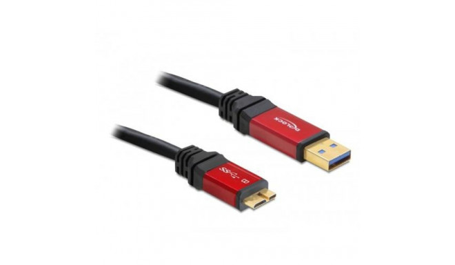 DeLOCK 1.0m 3.0 USB A/micro-B USB cable USB 3.2 Gen 1 (3.1 Gen 1) 1 m Micro-USB B