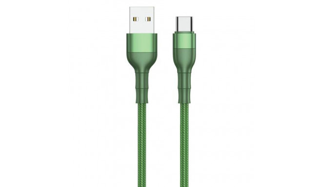 2GO 797309 USB cable 1 m USB B USB C Green