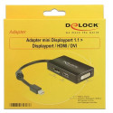 DeLOCK 0.16m DisplayPort/Displayport + HDMI + DVI Mini DisplayPort DisplayPort + DVI + HDMI Black