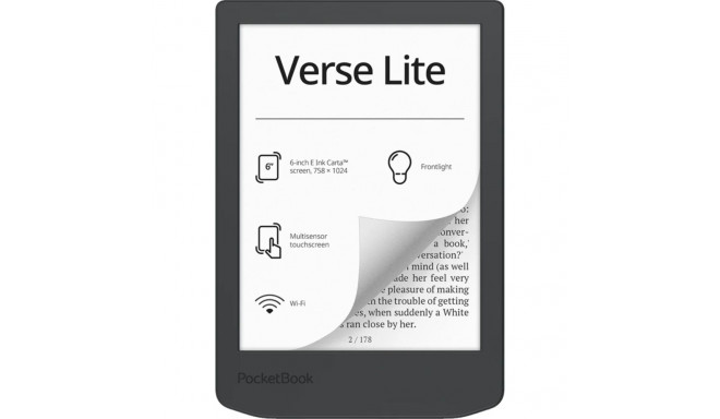 PocketBook Verse Lite Midnight Grey