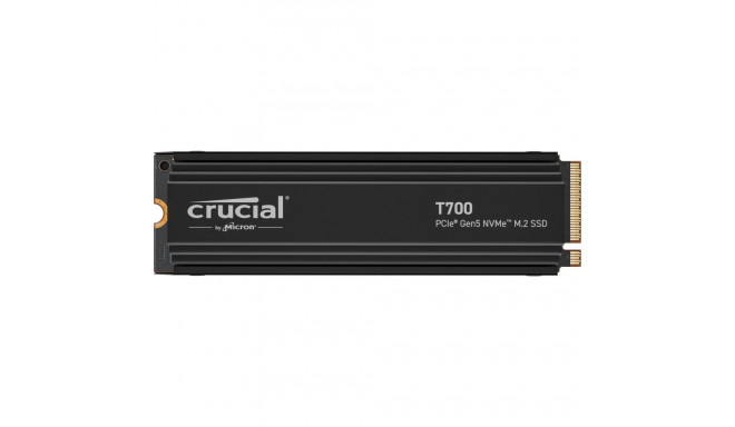 Crucial T700 jahutusradiaatoriga 1TB PCIe Gen5 NVMe M.2 SSD