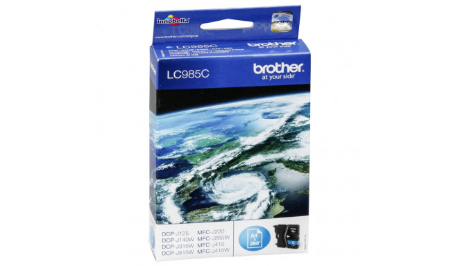 Brother tindikassett LC-985 C, tsüaan