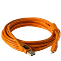 TetherPro USB 2.0 A Male to Micro-B 5 Pin Orange